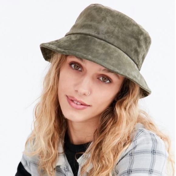 Urban Outfitters Suede Bucket Hat 